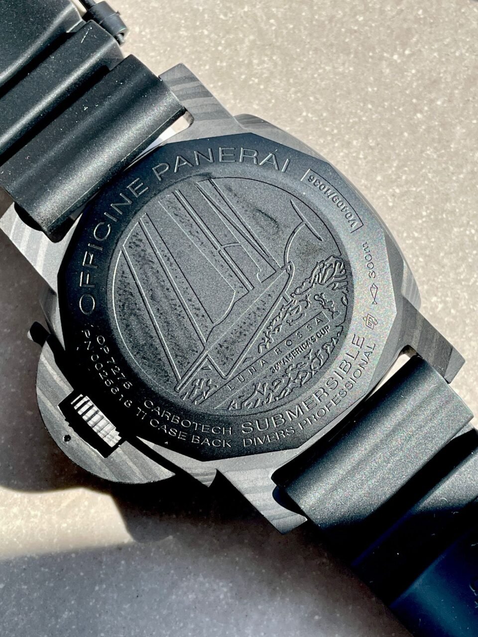 PAM Submersible 01039 Luna Rossa - 47mm 28800 Asian movement Black Strap - Image 20