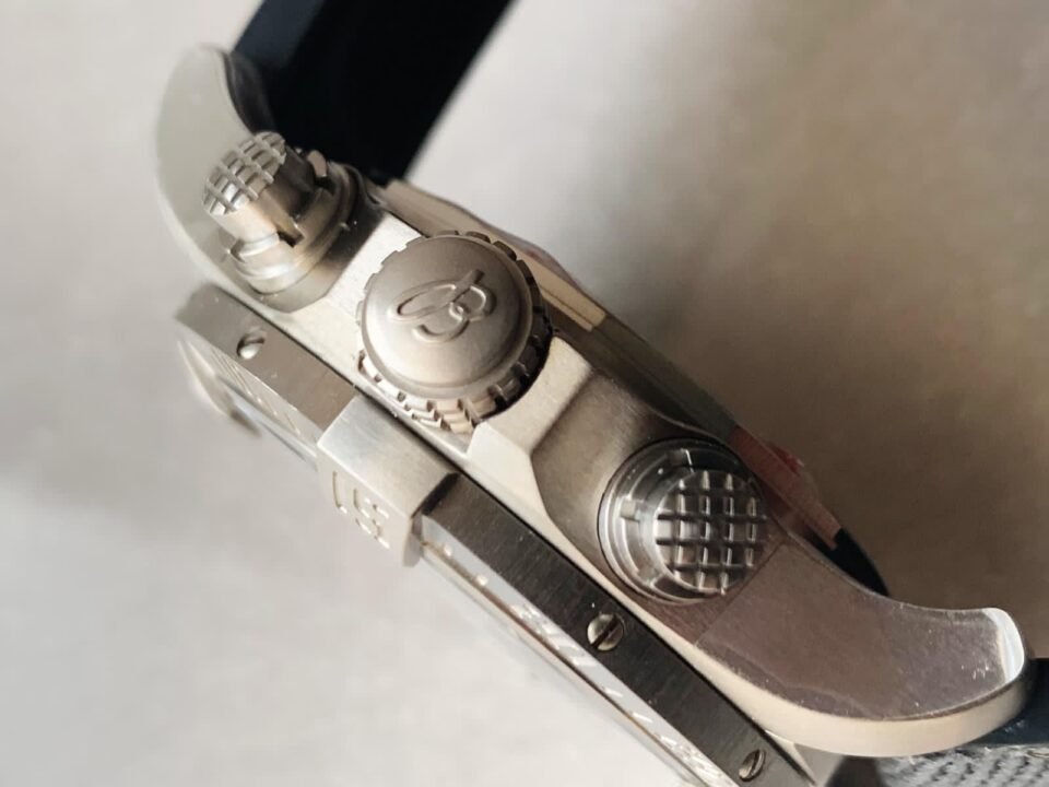 Avenger Bandit Titanium GF 1:1 Best Edition Gray Dial on Gray Nylon Strap A7750 - Image 9