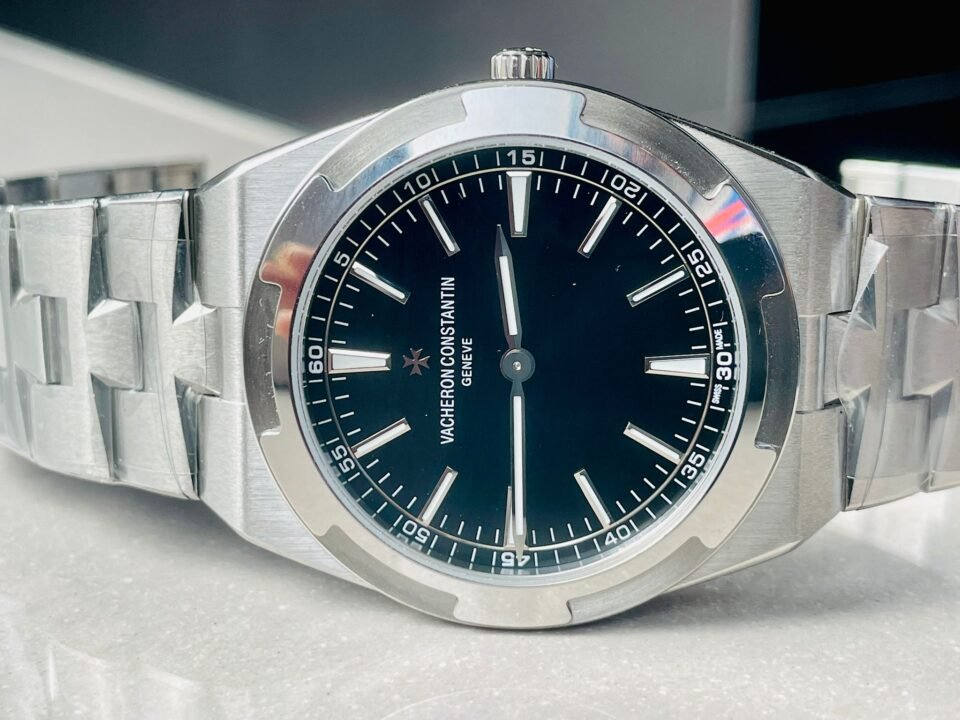 VC overseas ultra-thin 40mm XF 9015 movement BLack dial SS bezel - Image 5