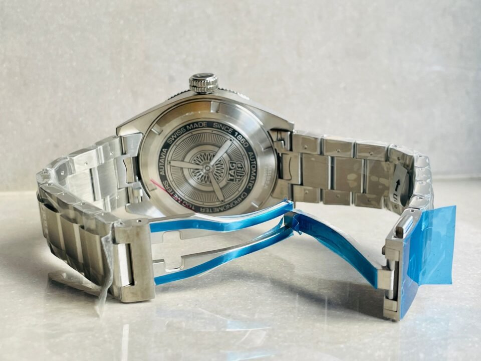 Autavia WBE5116 OGF 42mm SS KOR 1:1 Best Edition Blue Dial on SS Bracelet SW200 - Image 11