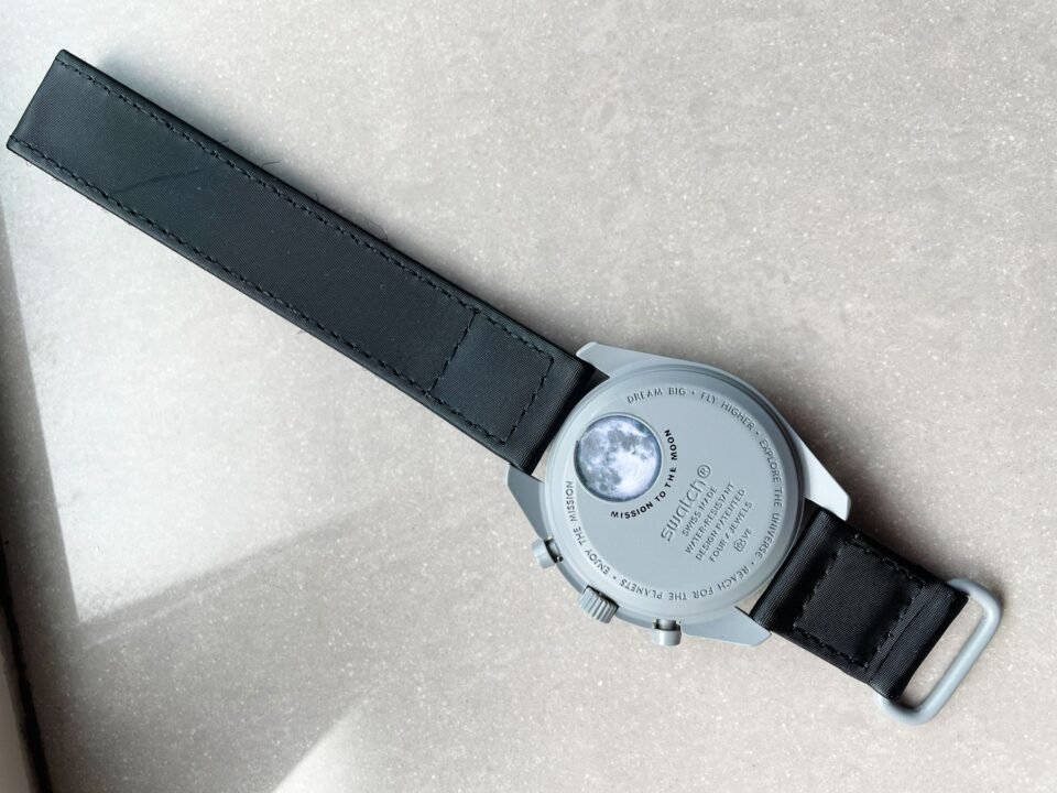 MoonSwatch "mission to moon" Swiss quartz movement AAA Bioceramic bezel - Image 11