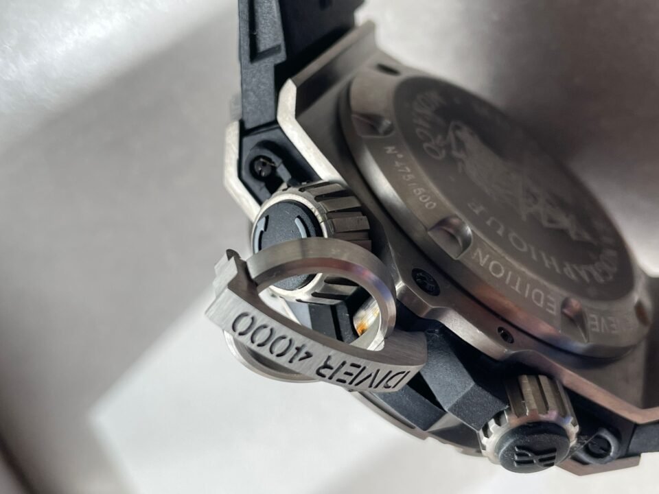 King Power Diver Oceanographic 48 mm titanium case black gummy strap 8215 mayota movement - Image 6