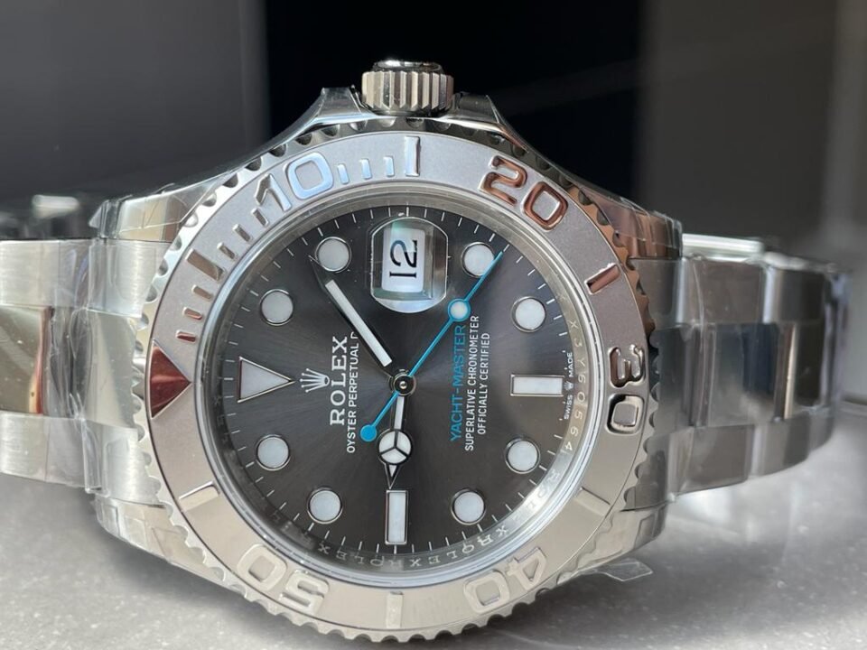 Yacht-Master 40mm 126622 904L SS Grey Dial Dots on SS Bracelet VSF VS3135 - Image 4