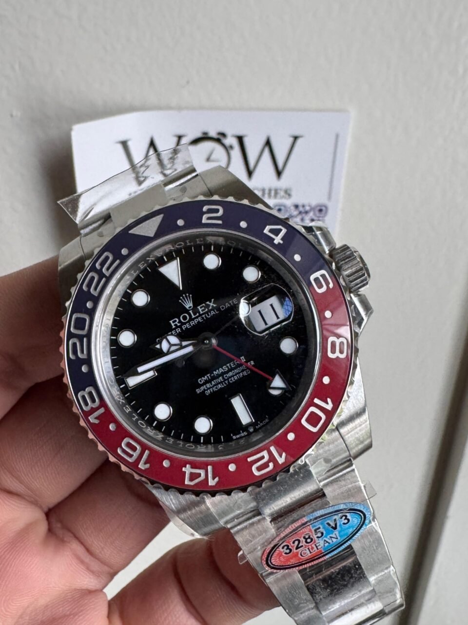 GMT-Master II 126710 BLRO Blue/Red PEPSI Ceramic Clean Factory Best Edition on Oyster Bracelet DD3285 CHS GMT Master