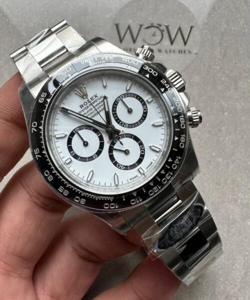 Daytona 2023 126500 Clean 1:1 Best Edition panda White Dial On 904L SS Case and Bracelet SH4131