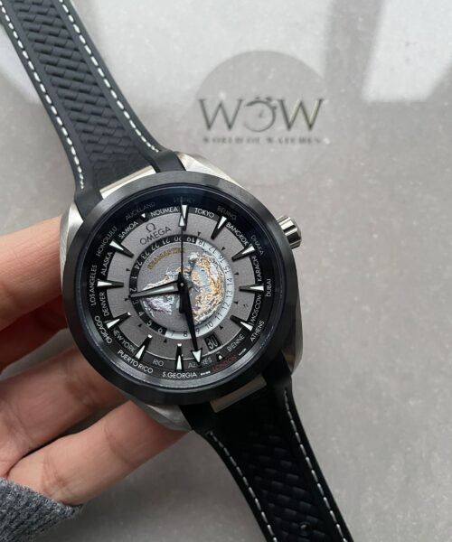 Aqua Terra 150M 43mm 24 Ti VSF 1:1 Best Edition Gray Dial on Black Rubber Strap A8938