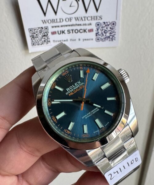 Milgauss 116400GV VSF 1:1 Best Edition 904L Steel Blue Dial on SS Bracelet VS3131