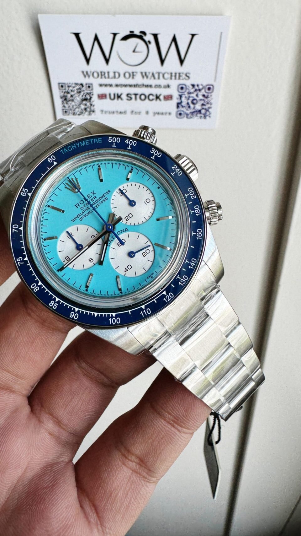 Daytona SS ADGF Best Edition Ice Blue Dial on SS Bracelet SA4130