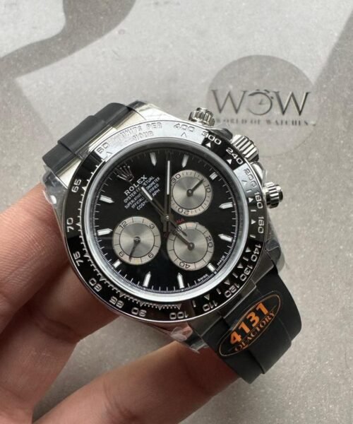 Daytona 126519 QF 1:1 Best Edition Black/Silver Dial on Oysterflex Strap SH4131 V5