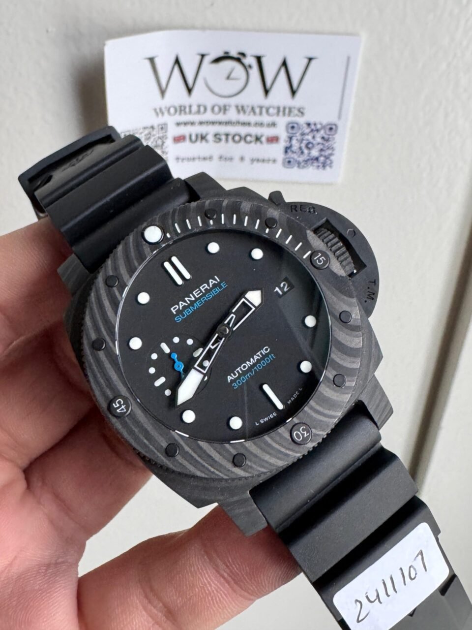 PAM2231 Carbotech 42mm VSF Best Edition Black Dial on Black Rubber Strap P.900