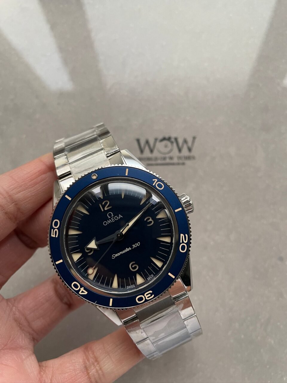 Seamaster 300 Heritage VSF 1:1 Best Edition Blue Dial on SS Bracelet A8912