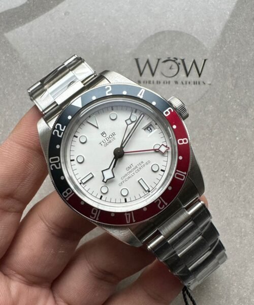 ZF Black Bay M79830RB-0010 GMT Baselworld Pepsi Bezel ZF 1:1 Best Edition White Dial on SS Bracelet A2836