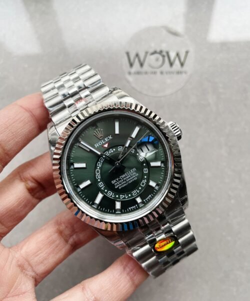 Sky-Dweller 326935 SS Green Dial on SS Jubilee Bracelet Noob Asian 23J