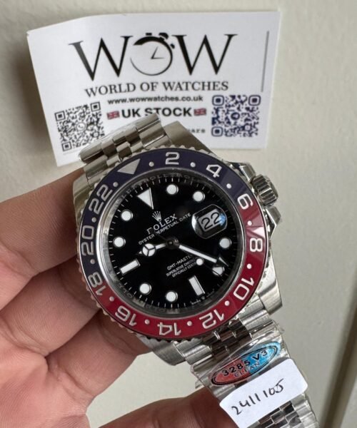GMT-Master II 126710 BLRO PEPSI Blue/Red Ceramic Clean Factory Best Edition on Jubilee Bracelet DD3285 CHS