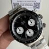 Daytona 6263 SS JKF Best Edition Black Dial White Subdials Black Tachymeter Bezel on SS Bracelet Venus 75
