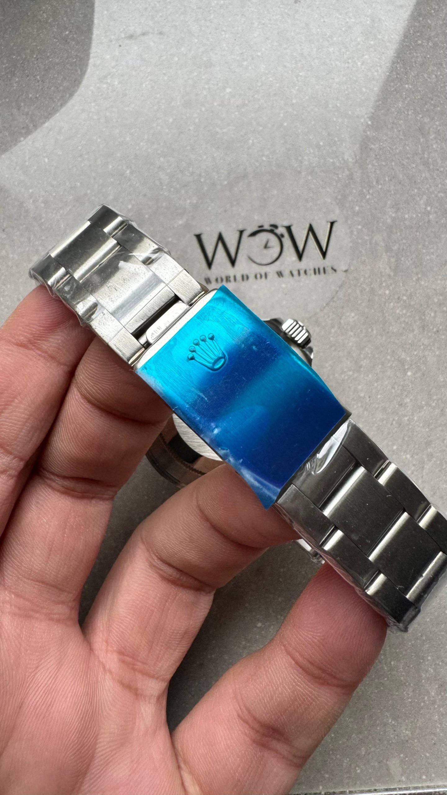 Vintage Submariner 40mm Date Kahanjar / Oman Black dial Osyter strapCustom made A2824 - Image 11