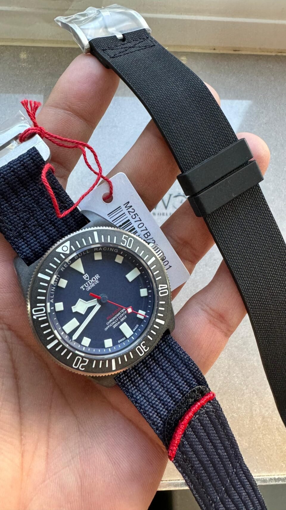 Pelagos M25707KN-0001 M+F 1:1 Red Bull Best Edition Purple dial Black Bezel on Nylon Strap Miyato 8N-24 - Image 4