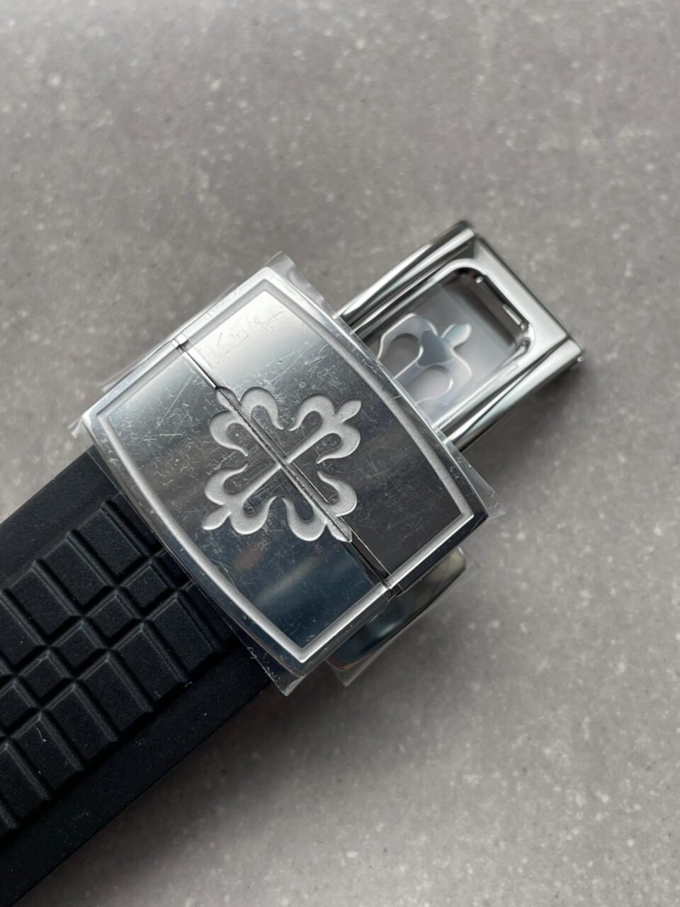 Aquanaut 5167 SS 3KF Best Edition Gray Dial on Black Rubber Strap A324 Super Clone V2 - Image 11