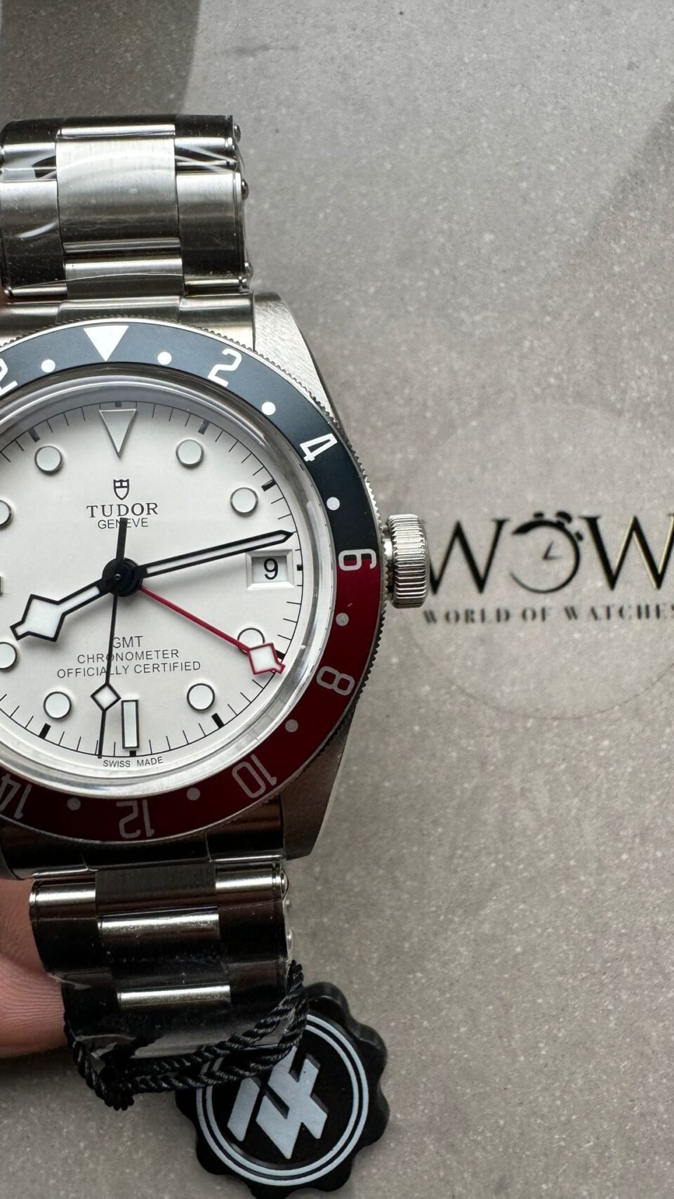 ZF Black Bay M79830RB-0010 GMT Baselworld Pepsi Bezel ZF 1:1 Best Edition White Dial on SS Bracelet A2836 - Image 5