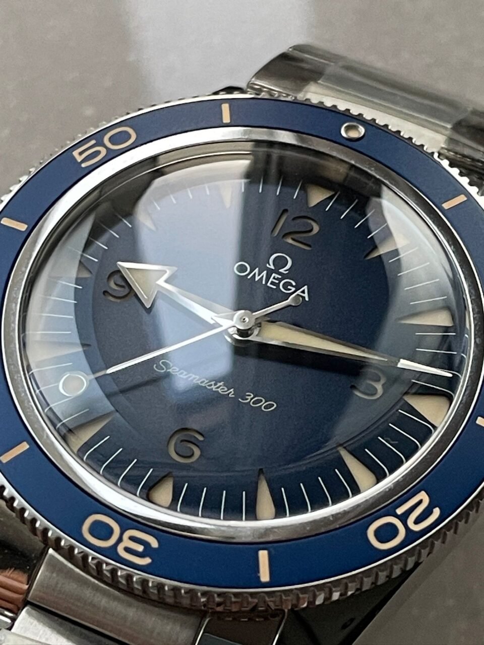 Seamaster 300 Heritage VSF 1:1 Best Edition Blue Dial on SS Bracelet A8912 - Image 5