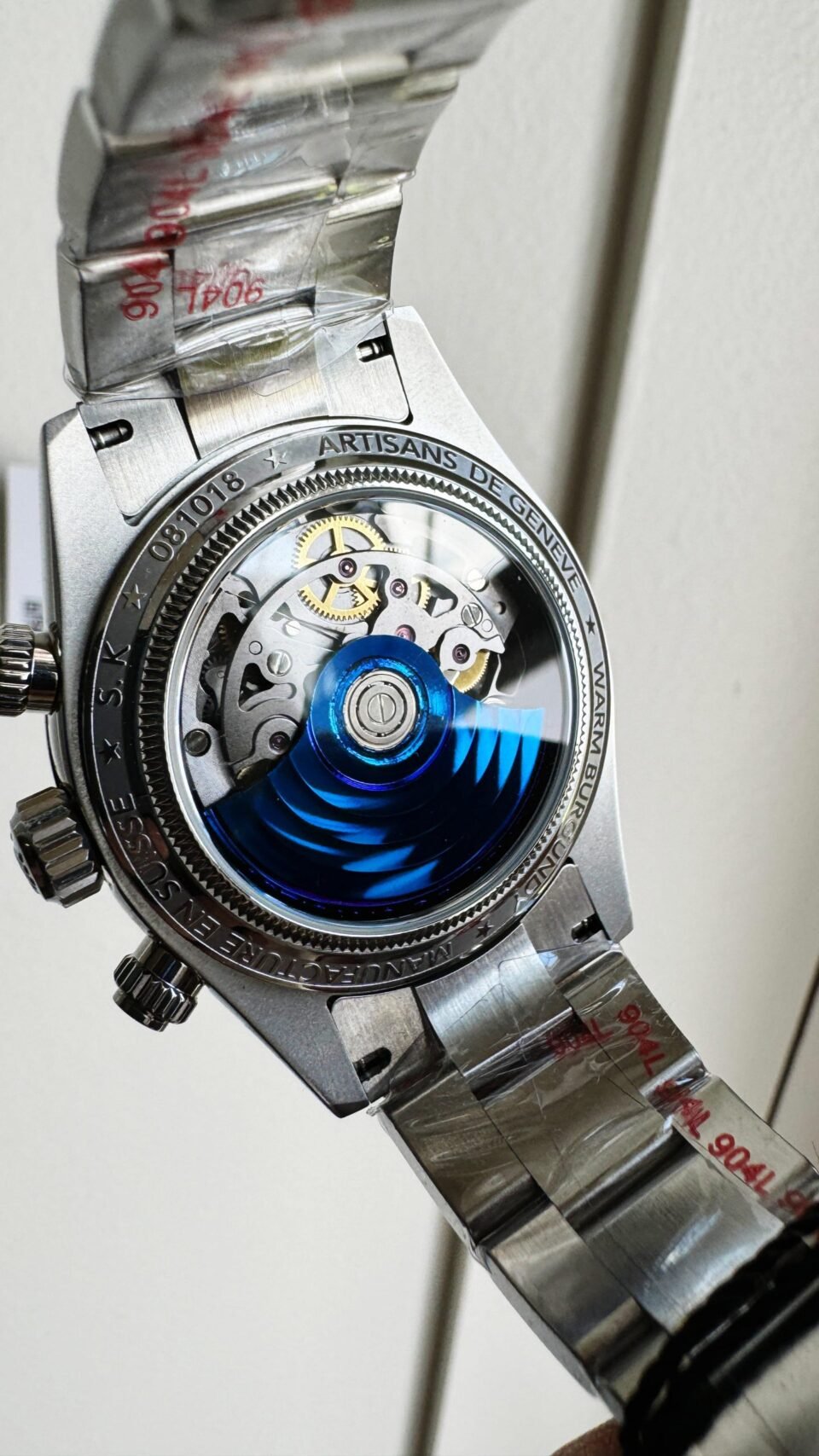 Daytona SS ADGF Best Edition Ice Blue Dial on SS Bracelet SA4130 - Image 11