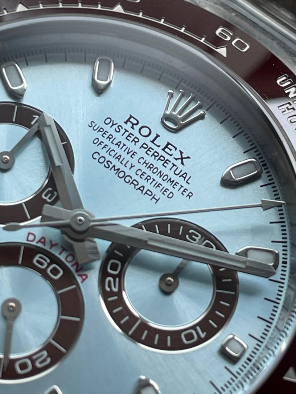 Daytona 116506 50th Anniversary Clean 1:1 Best Edition Ice Blue Dial Lume Markers on SS Bracelet SA4130 V2 - Image 6