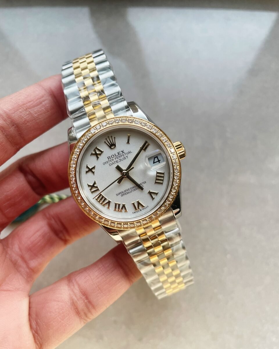 Datejust 31mm 278273 YG/SS White Dial Diamond Bezel on YG/SS Jubilee Bracelet - Image 3