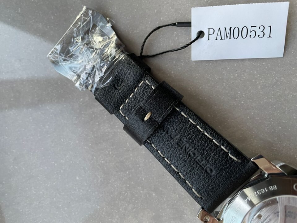 PANERAI PAM531 Q VSF 1:1 BEST EDITION ON BLACK LEATHER STRAP P.9003 SUPER CLONE MOVEMENT V2 - Image 16