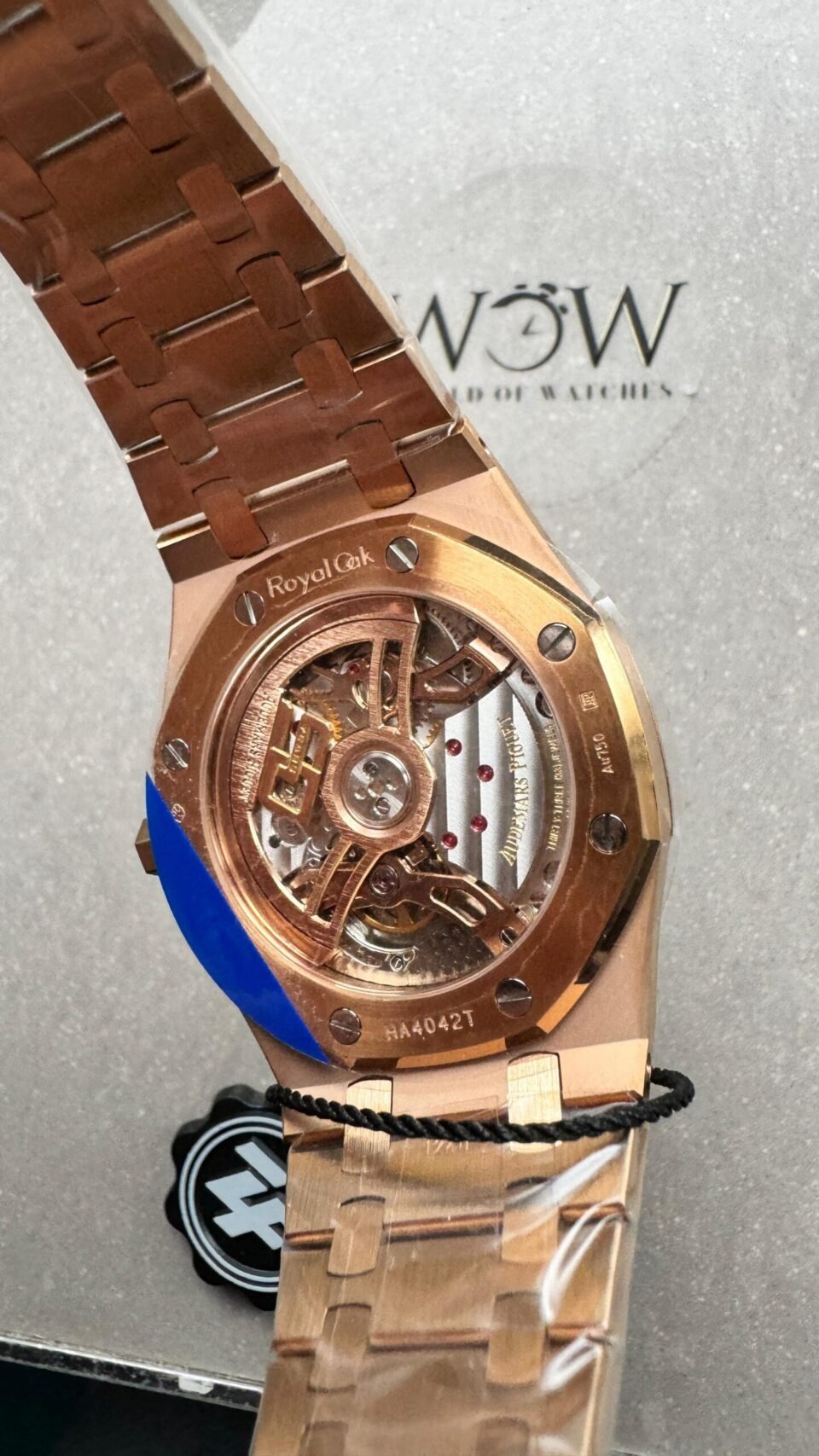 Royal Oak 39mm 16202 “50th Anniversary” RG ZF 1:1 Best Edition Gray Textured Dial on RG Bracelet A7121 - Image 9
