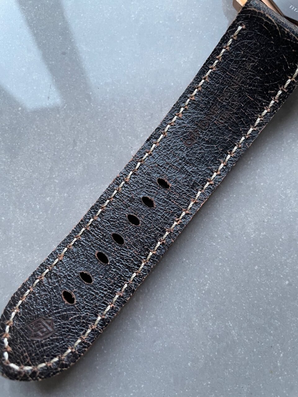 PAM382 N Bronzo VSF 1:1 Best Edition on Green dial on Brown Distressed Calfskin Strap P.9000 - Image 16