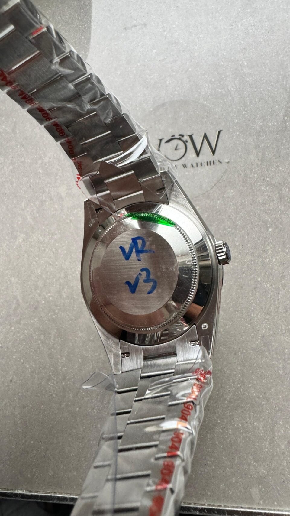 Day-Date 40mm 904L SS Meteorite Dial Diam on President Bracelet QF VR3255 - Image 10