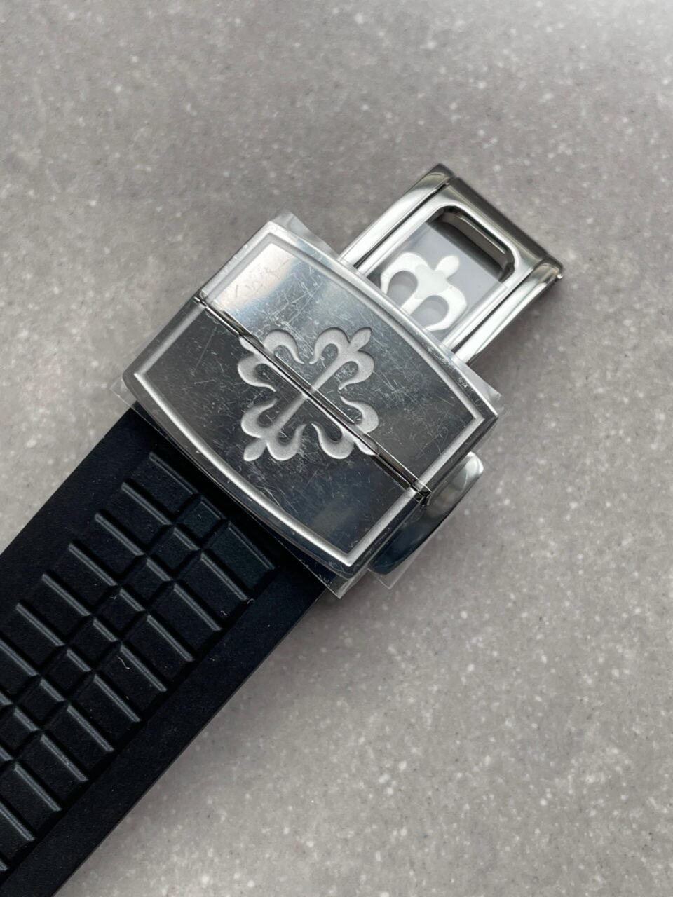 Aquanaut 5167 SS 3KF Best Edition Gray Dial on Black Rubber Strap A324 Super Clone V2 - Image 10
