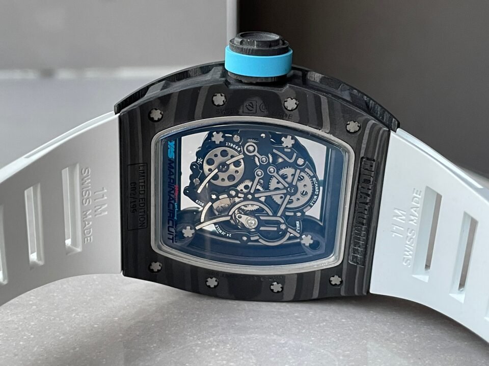 RM055 Real NTPT KVF 1:1 Best Edition Skeleton Dial on White Rubber Strap SEIKO Movement - Image 12
