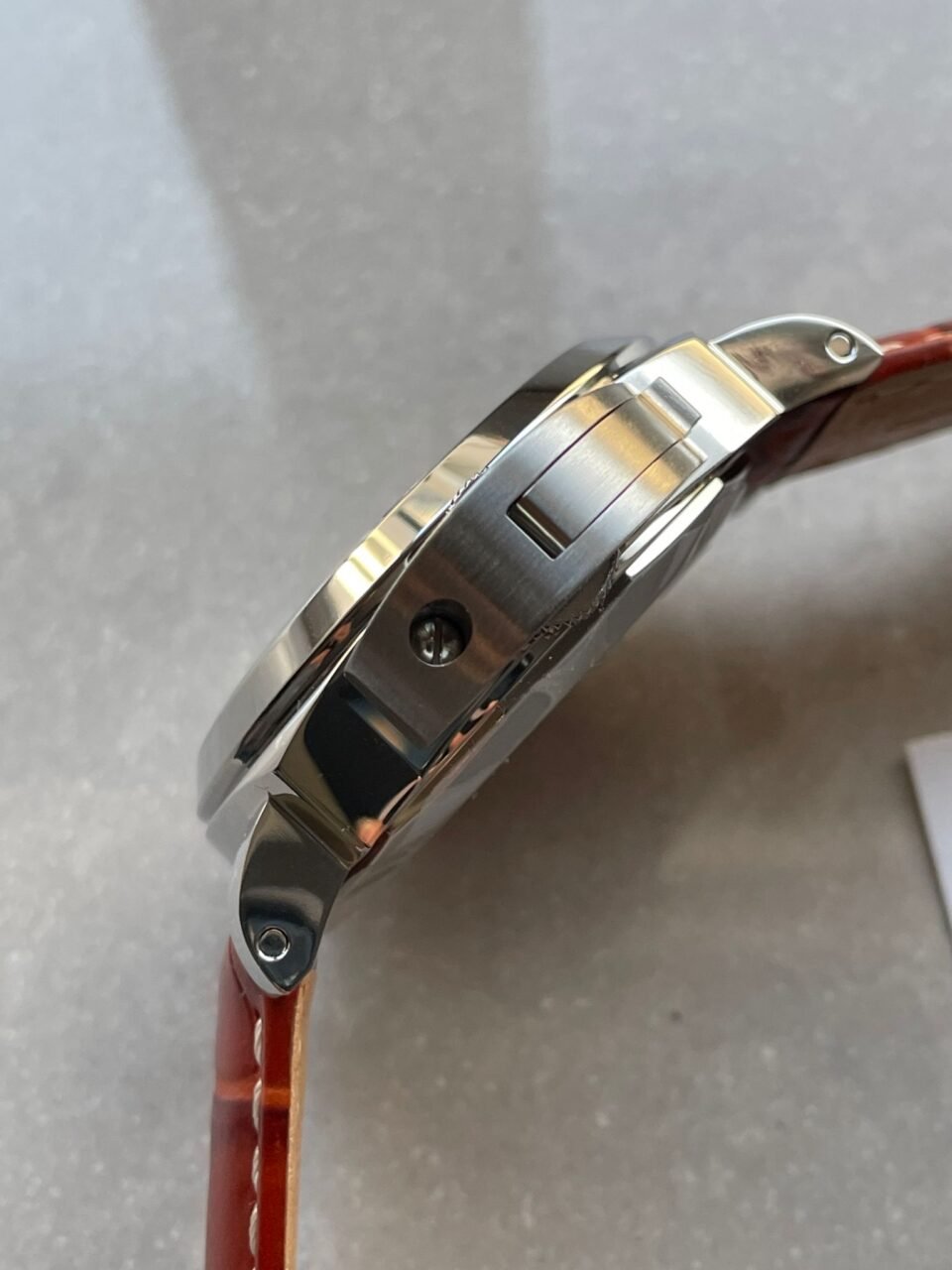 Luminor GMT 44mm PAM00088 SS Black Dial on Leather Strap VSF A7750 pam088 - Image 10