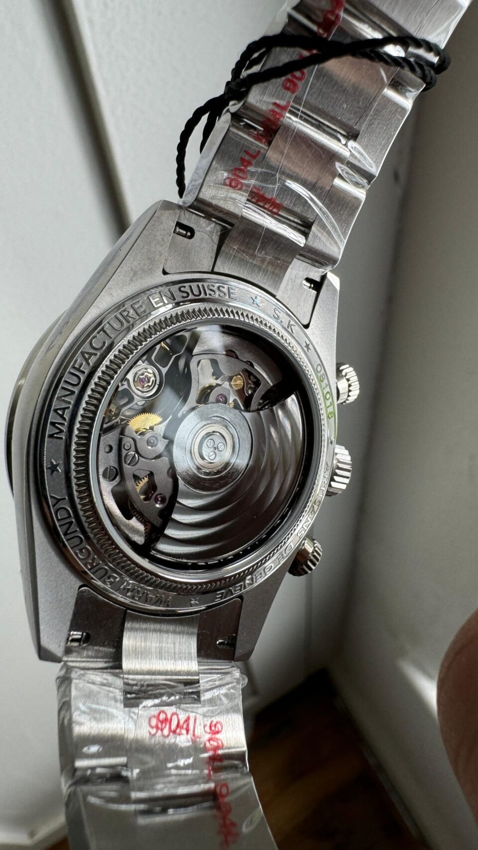 Daytona SS ADGF Best Edition Burgundy / Purple Dial on SS Bracelet SA4130 - Image 10