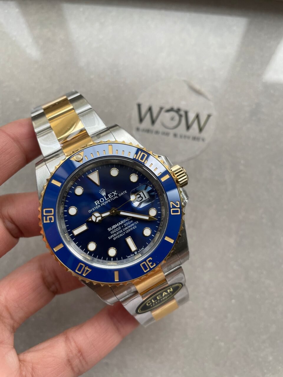 Submariner 126613LB Bluesy 904L YG/SS Blue Dial on YG/SS Bracelet CLEAN VR3235