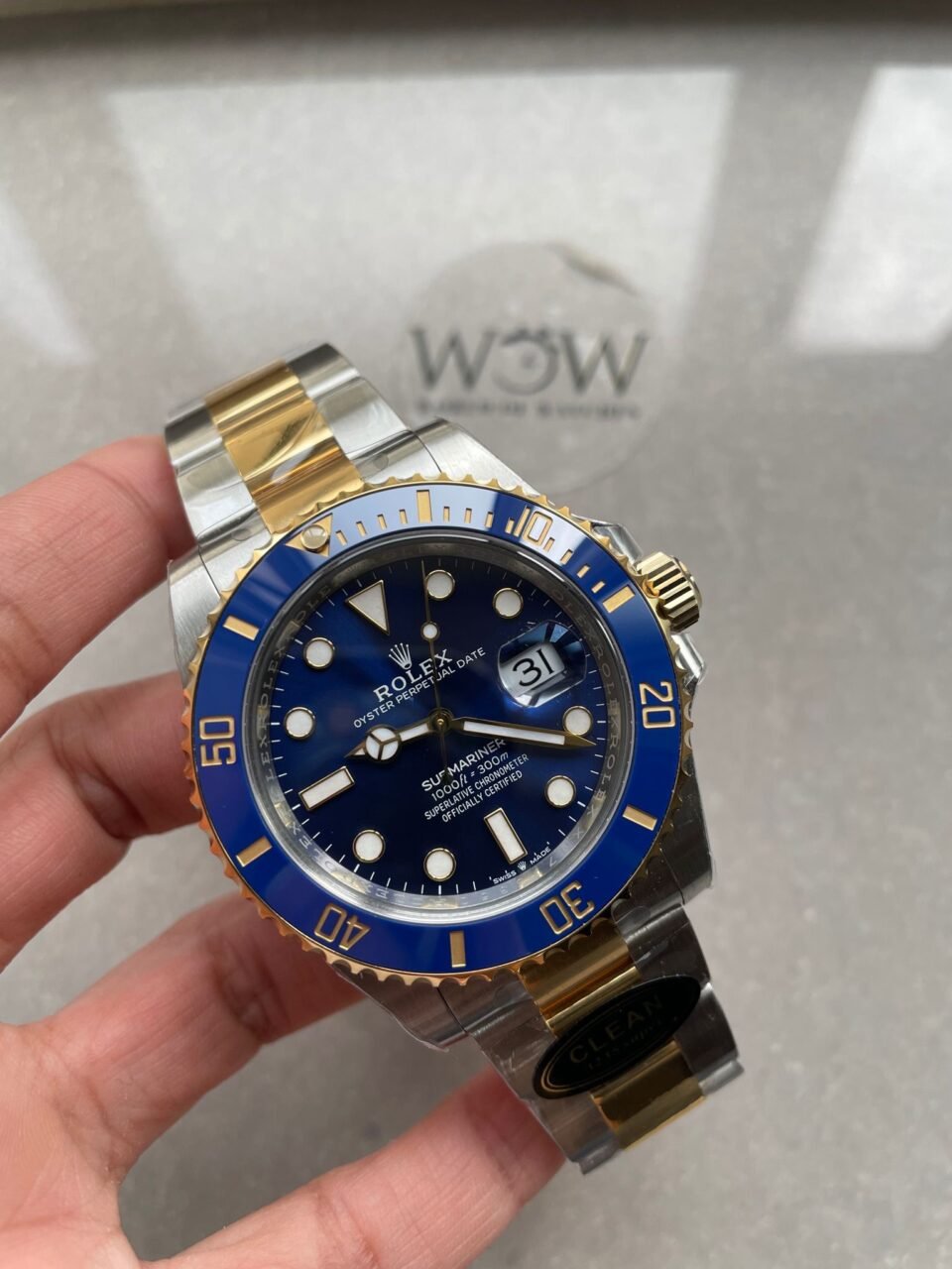 Submariner 126613LB Bluesy 904L YG/SS Blue Dial on YG/SS Bracelet CLEAN VR3235 - Image 8