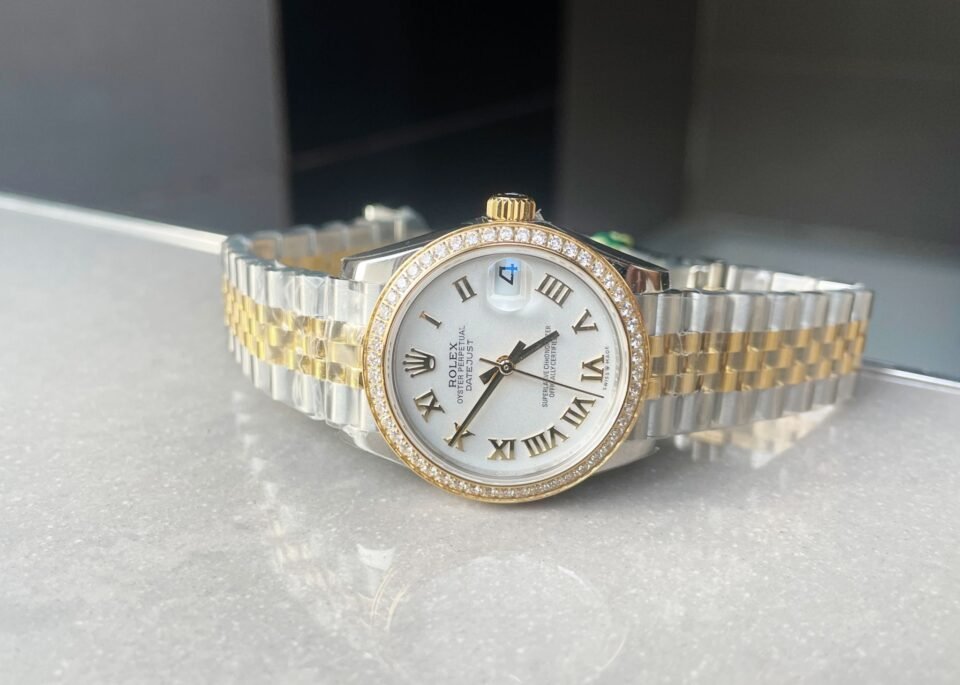 Datejust 31mm 278273 YG/SS White Dial Diamond Bezel on YG/SS Jubilee Bracelet - Image 9