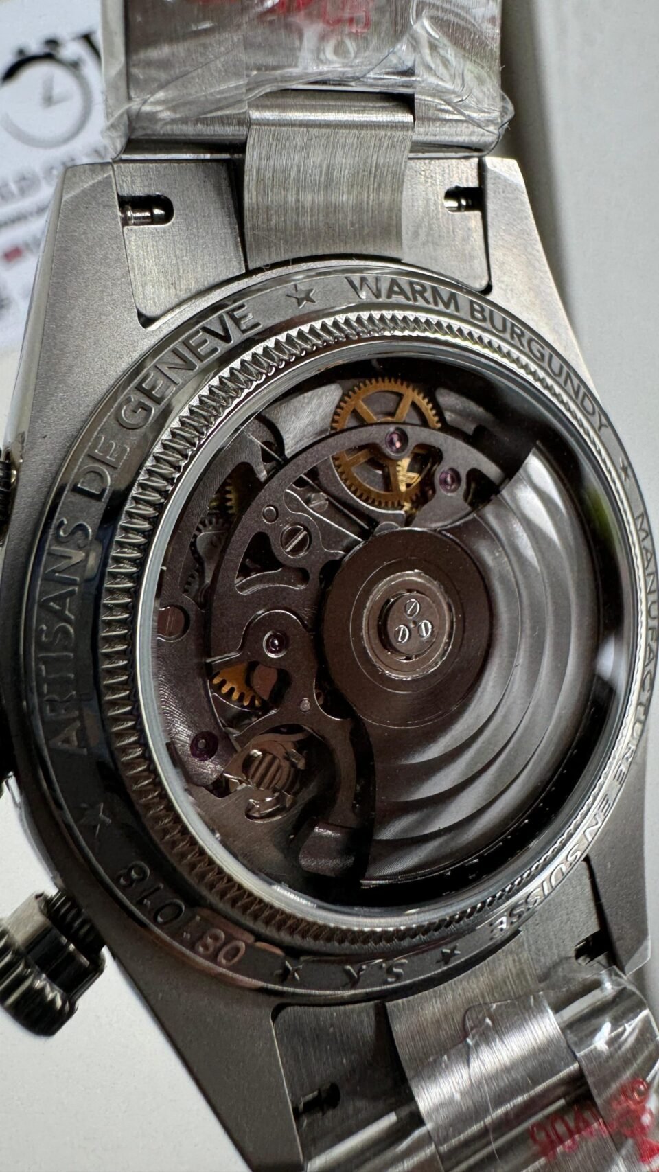 Daytona SS ADGF Best Edition Burgundy / Purple Dial on SS Bracelet SA4130 - Image 9