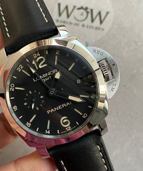 PANERAI PAM531 Q VSF 1:1 BEST EDITION ON BLACK LEATHER STRAP P.9003 SUPER CLONE MOVEMENT V2
