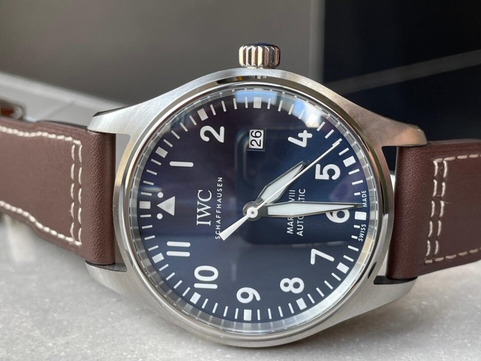 MARK XVIII Le Petit Prince IW327003 SS FKF 1:1 Best Edition Brown Dial On Brown Leather Strap - Image 3
