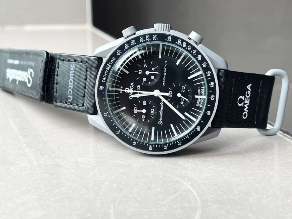 MoonSwatch "mission to moon" Swiss quartz movement AAA Bioceramic bezel - Image 8