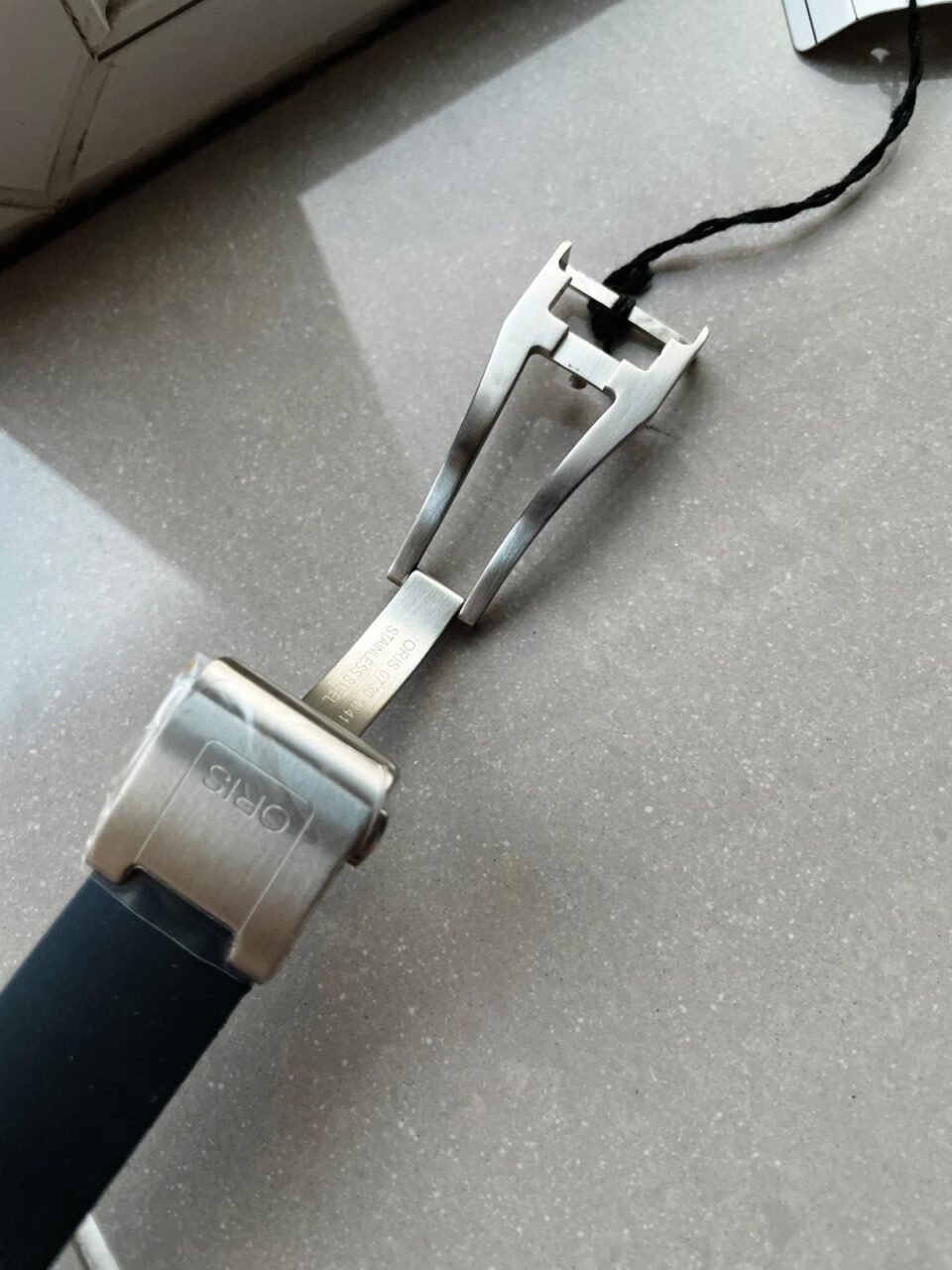 TT1 DAY DATE 42.00 MM 1:1 SS Black dial Rubber strap OG factory oris - Image 16