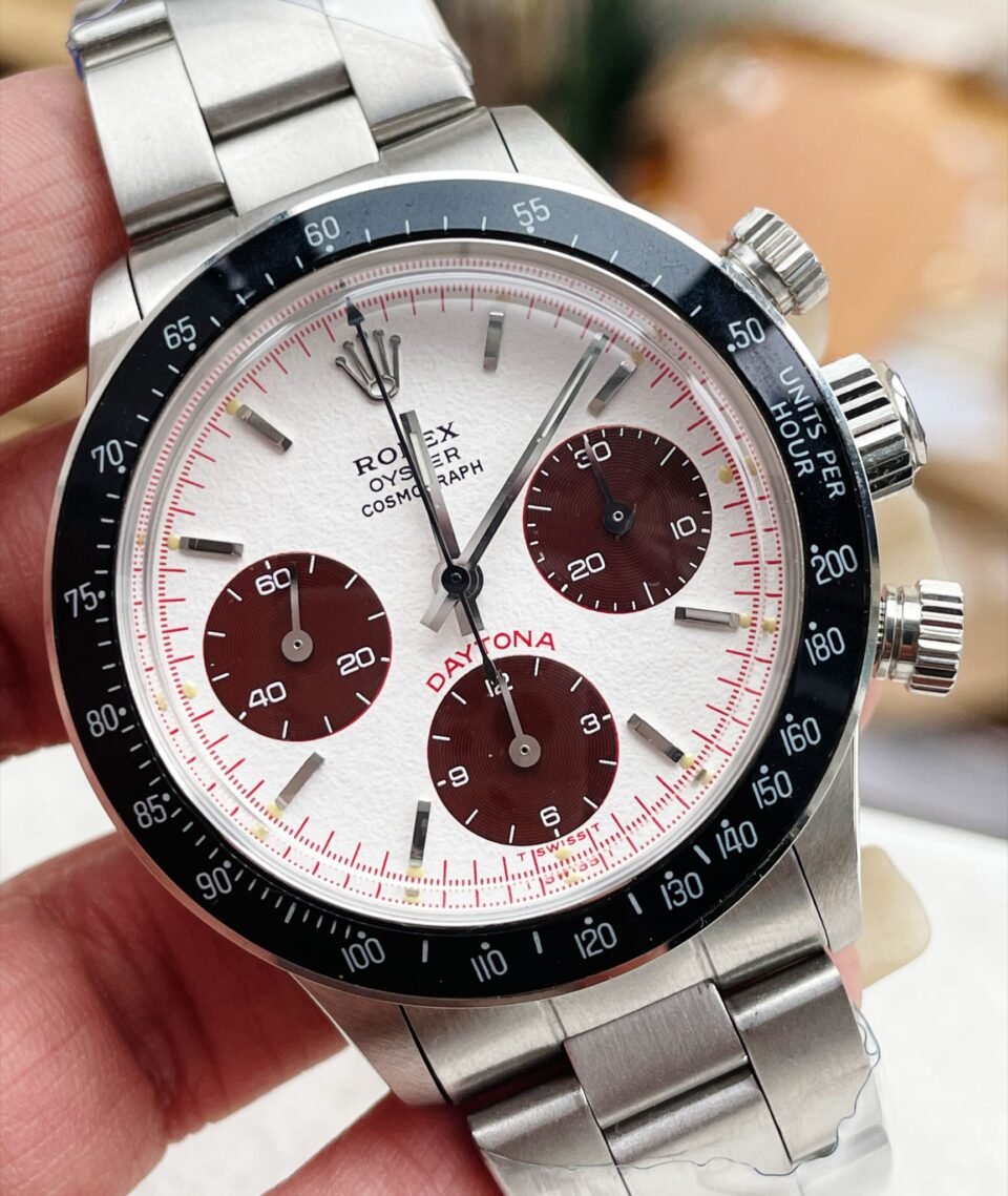 Daytona 116500 1:1 Best Edition JKF 904L SS Case and Bracelet White and brown Dial JK Factory - Image 2