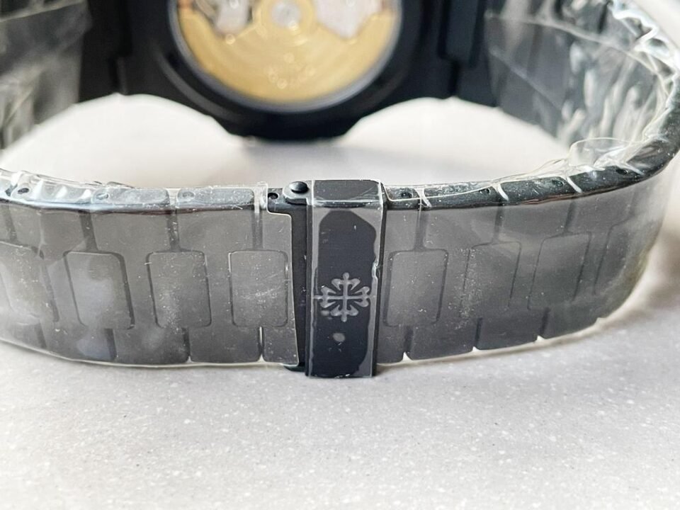 Nautilus 5711 ppf 1:1 Best Edition Black Dial on Black Bracelet A324 V2 - Image 10