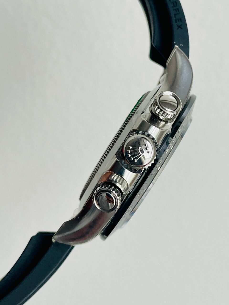 Daytona Grey Silver BTF 1:1 Best Edition 904L Steel Silver/Black Dial on Oysterflex Strap A4130 - Image 12