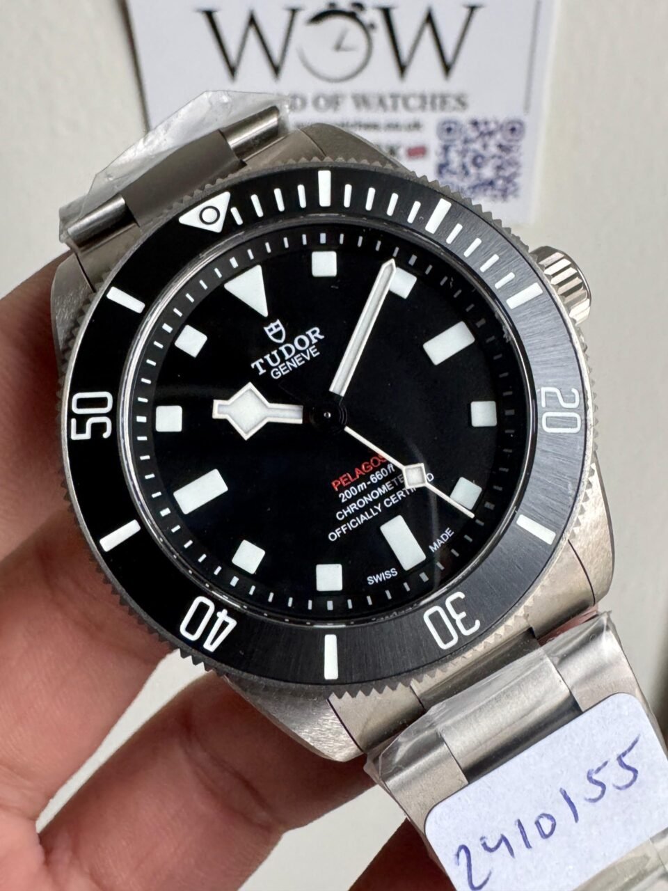Pelagos 39mm Titanium ZF 1:1 Best Edition Black Dial on Titanium Bracelet A2824 - Image 2