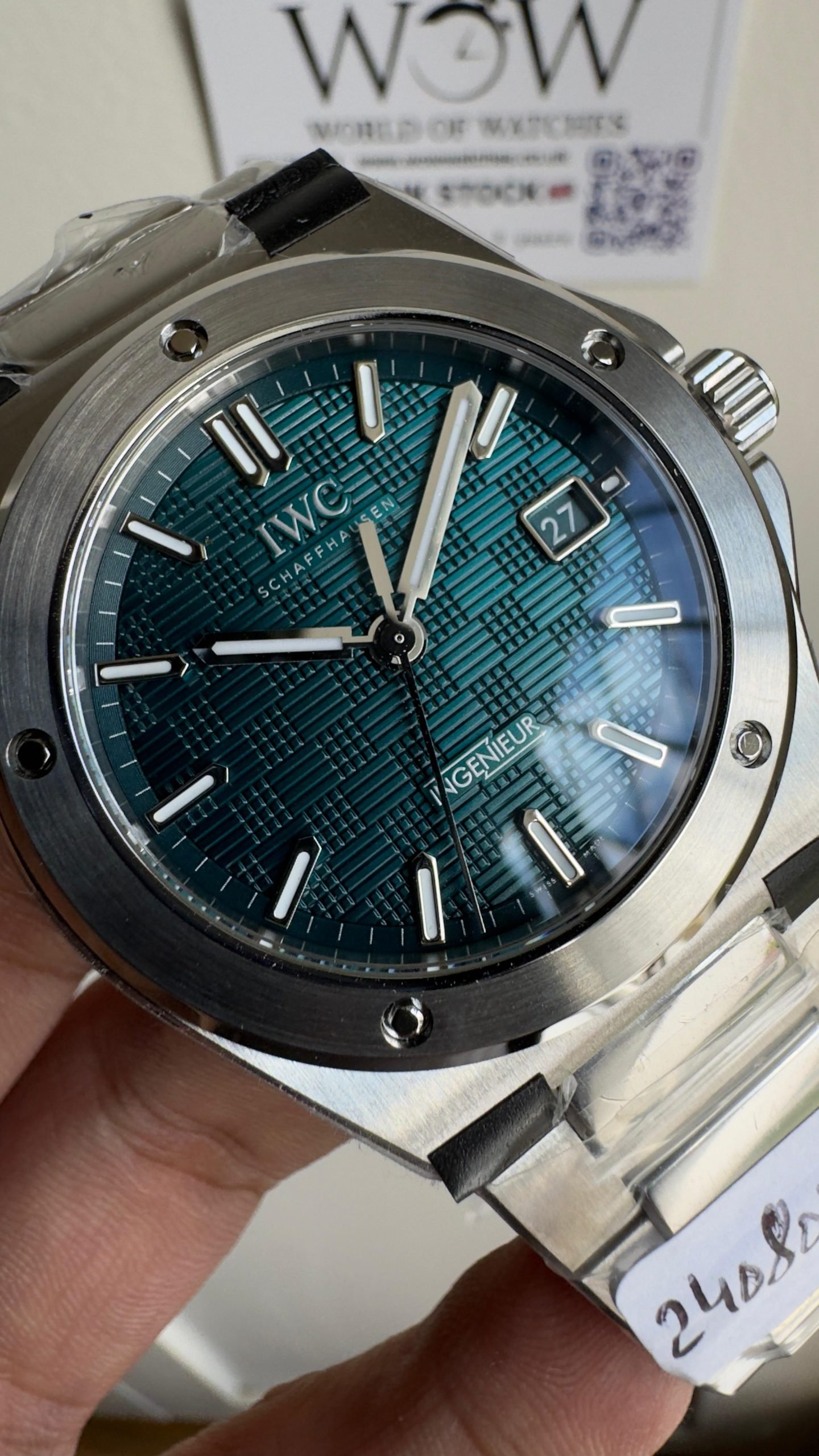 Ingenieur IW328903 SS V7F 1:1 Best Edition Green Dial on SS Bracelet A2892 - Image 2