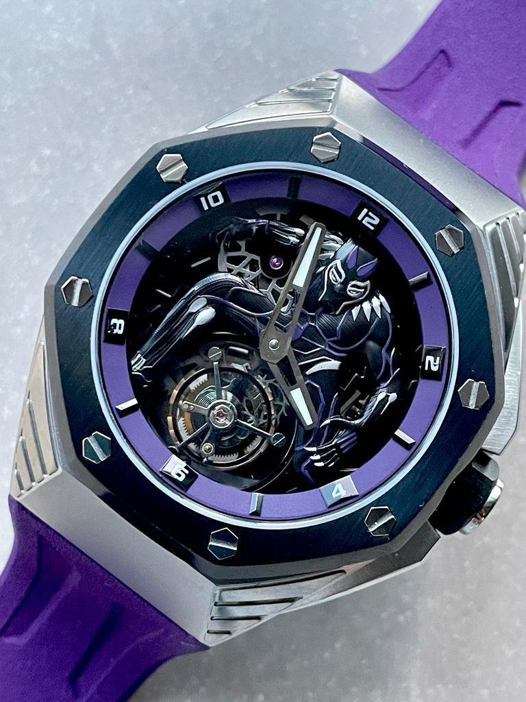 Royal Oak Concept Black Panther Flying Tourbillon Watch - Image 10