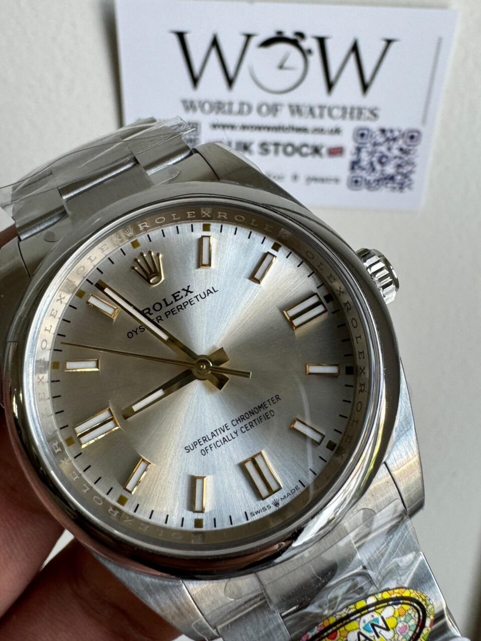 Oyster Perpetual 36mm 126000 904L SS Silver Dial Sticks on SS Oyster Bracelet Clean VR3230 - Image 2